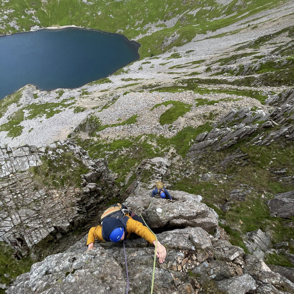 Guided rock climbing in snowdonia north wales