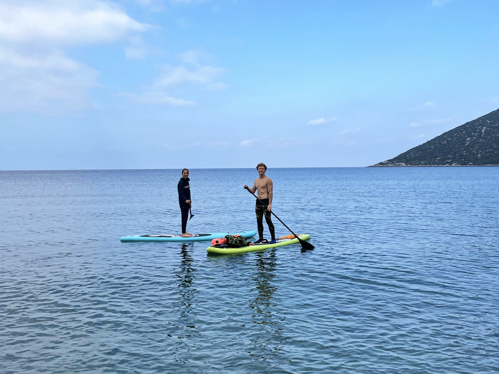 stand up paddle boarding in snowdonia