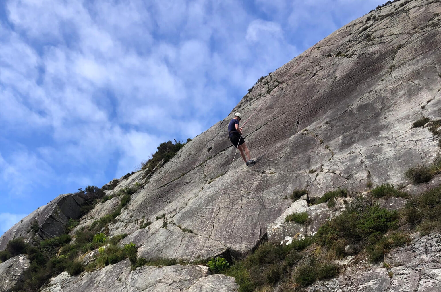 Slmbing Rocks Outdoor Rock Climbing & Abseiling Sessions in North Wales