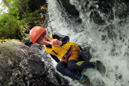 Gorge Scrambling Age 4+ in Snowdonia